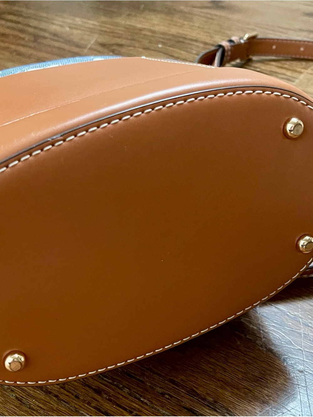 Tory Burch Monogram Bucket Bag - Picture 7 of 14